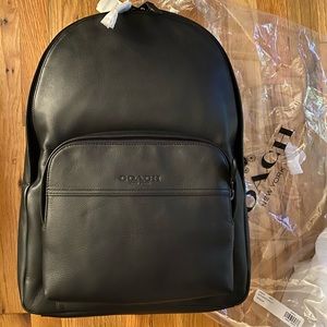 COACH HOUSTON BACKPACK BLACK NWT!